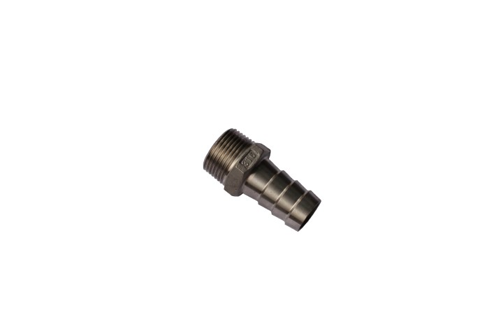 AIRLINE FITTING SS P3 1-1/2 X 1-1/2 HOSE TAIL X BSPM 